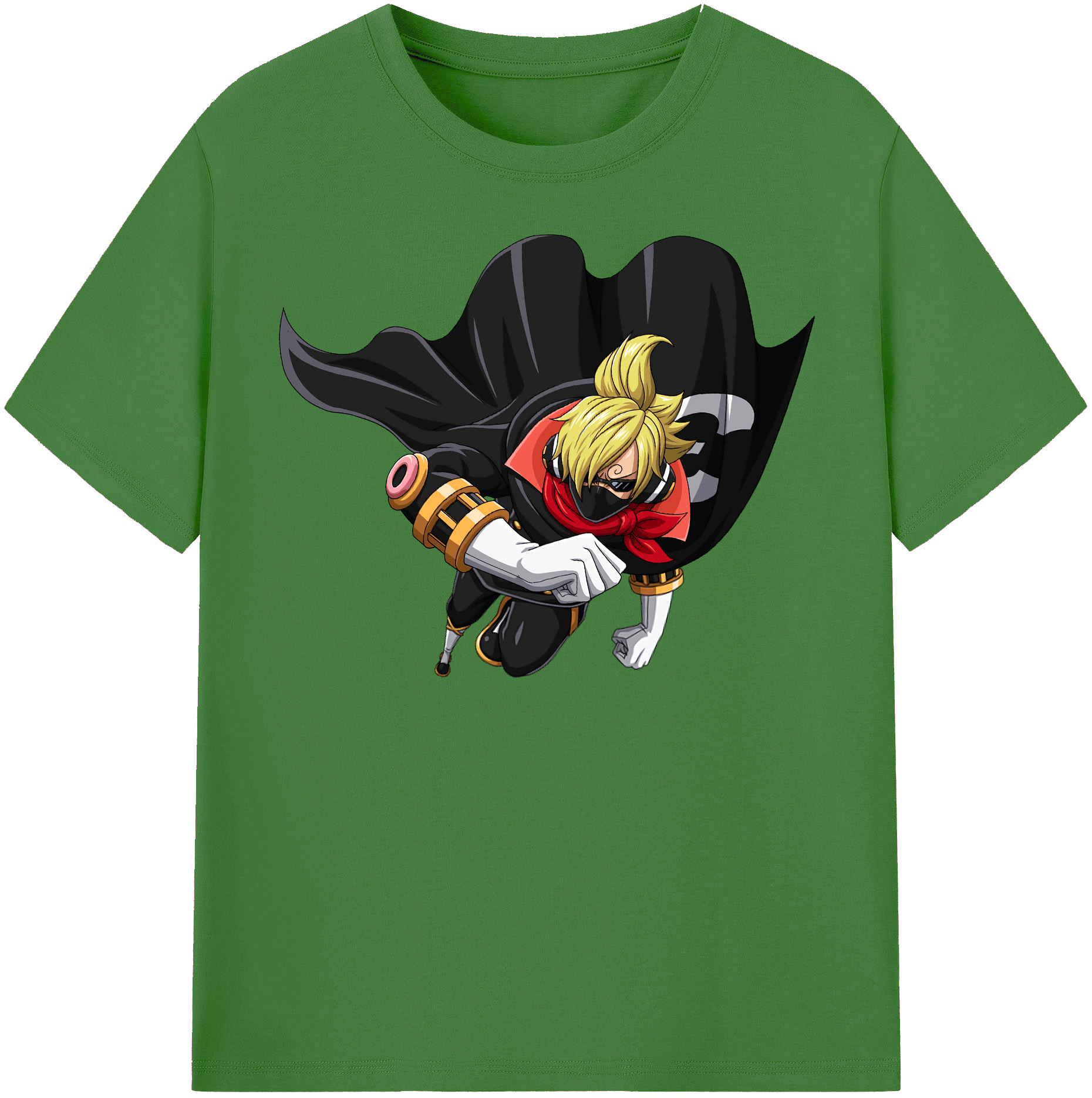 （画像用） ワンピース サンジ ONE PIECE Sanji レディースカジュアルプリントTシャツ（綿100％）